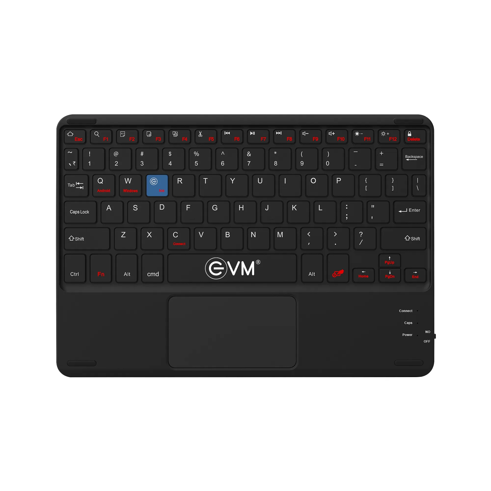 EVM Wireless Bluetooth Keyboard With Touchpad Enair WLK-009 view 2